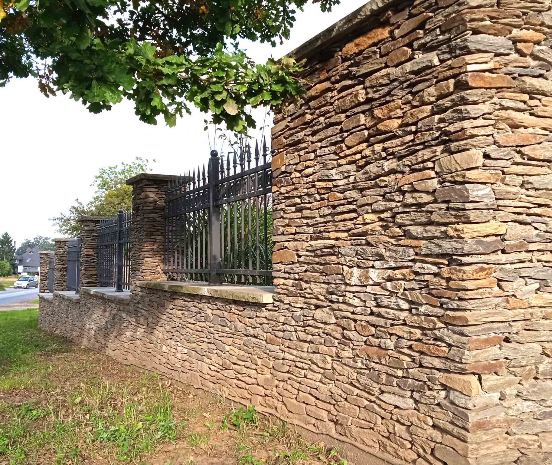 Kamień murowy płytowy- kolor „retro brąz”